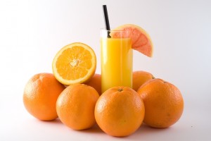 Portocalele si sucul de portocale